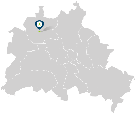 Karte Berlin mit CLAUS-Hausverwaltung